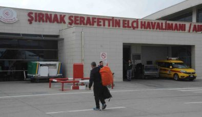 Şırnak Şerafettin Elçi Havalimanı temmuz ayında 39 bin 691 yolcuya hizmet verdi