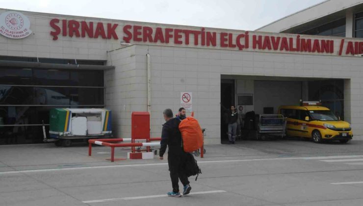 Şırnak Şerafettin Elçi Havalimanı temmuz ayında 39 bin 691 yolcuya hizmet verdi