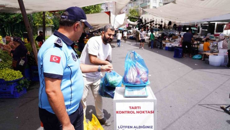 Şişli Belediyesi’nden ilçedeki pazar yerlerine yönelik denetim