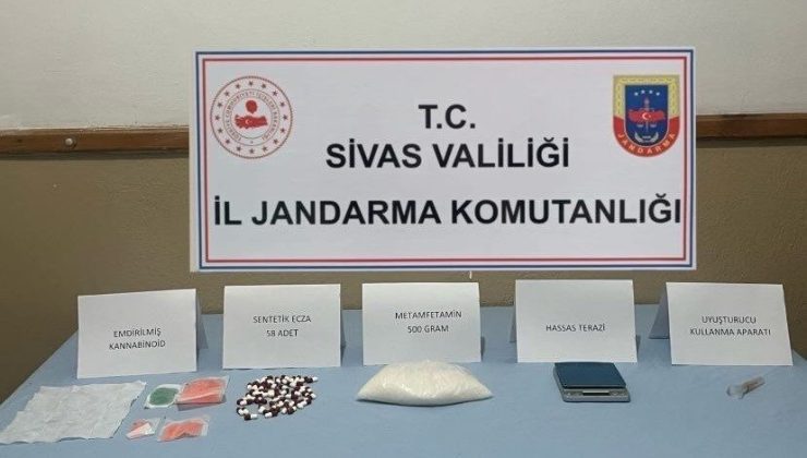 Sivas’ın 2 ilçesinde uyuşturucu operasyonu: 1 kişi tutuklandı
