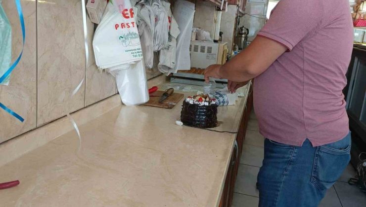 Söke’de pastanelerden numuneler alındı