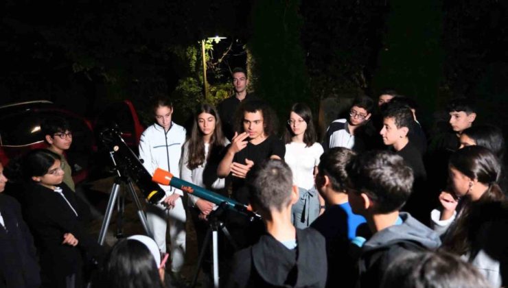 SUBÜ Astronomi Topluluğu, depremzede gençlere gökyüzünü açtı