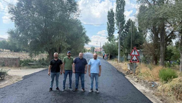 Şuhut’un Ortapınar Mahallesi’nde asfalt çalışmaları sona yaklaşıyor