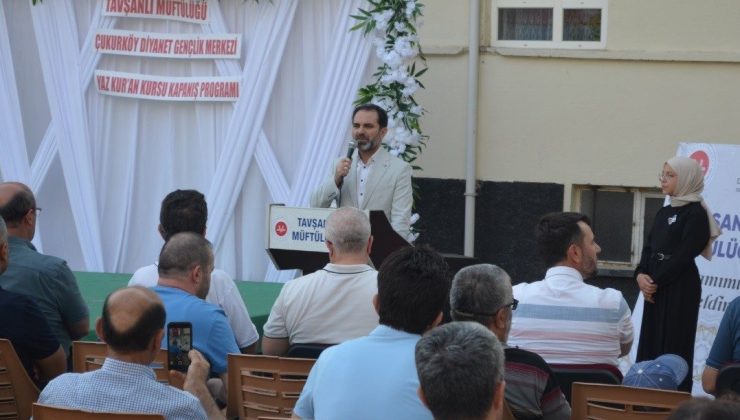 Tavşanlı Çukurköy Mahallesi’nde anlamlı program