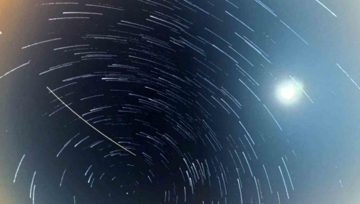 Tekirdağ semalarında muhteşem Perseid meteor yağmuru