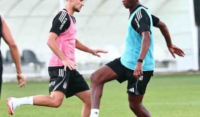 Tiago Djalo, Beşiktaş formasıyla ilk antrenmanını yaptı