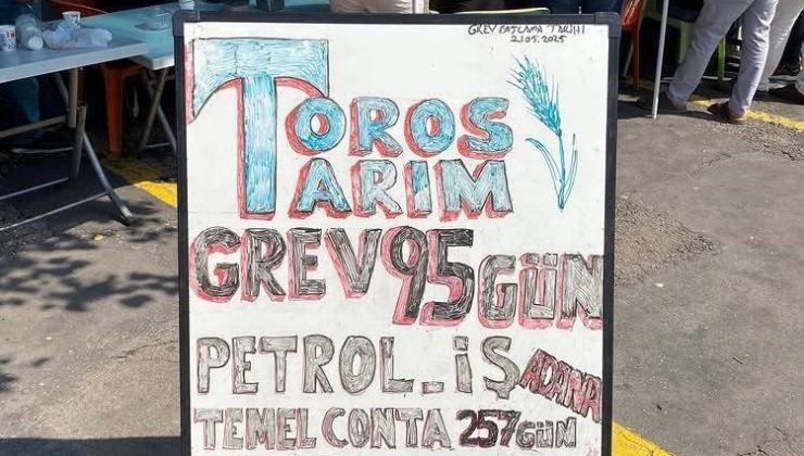 Toros Tarım işçileri 95 gündür grevde