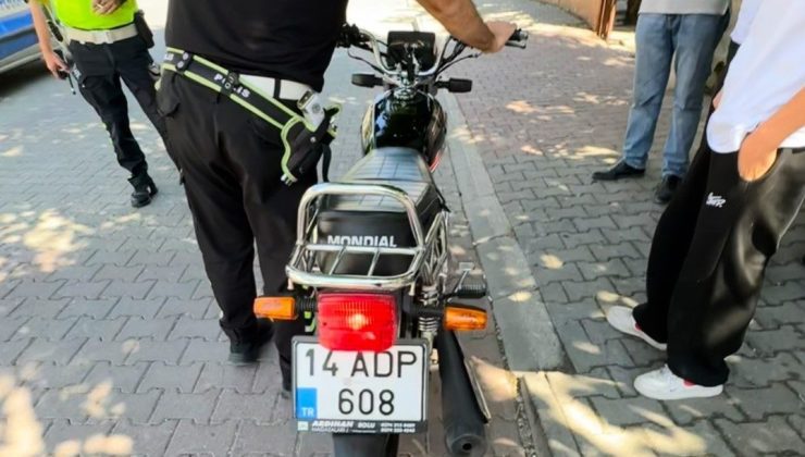 Trafik magandalarını polis tek tek tespit etti