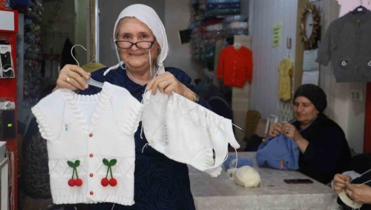 Tuhafiyeci el işi atölyesine dönüştü, kadınlar ev ekonomisine destek olmaya başladı