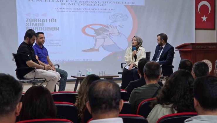 Tunceli’de “Akran zorbalığı ve siber zorbalık” söyleşisi