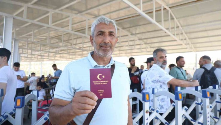 Türk vatandaşların Suriye’ye geçiş dönemi başladı