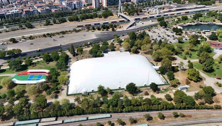 Türkiye’nin en büyük şişme oyun alanı Samsun’da