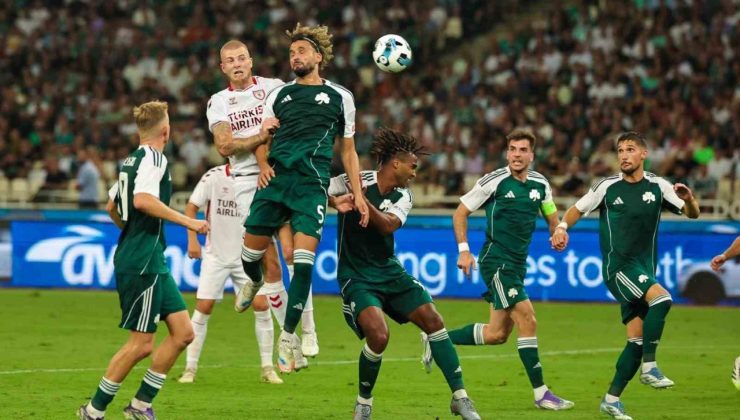 UEFA Avrupa Ligi: Panathinaikos: 2 – Samsunspor: 1 (Maç sonucu)