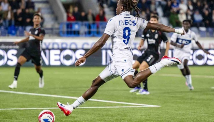 UEFA Konferans Ligi: Lausanne Sport: 0 – Beşiktaş: 1 (İlk yarı)