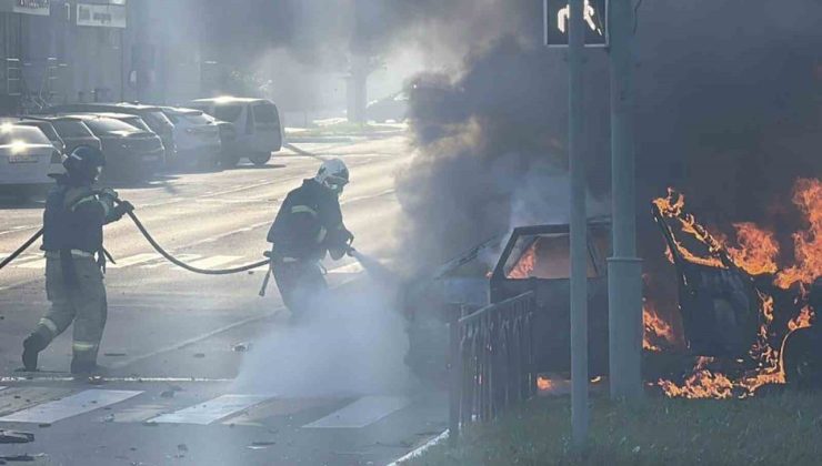 Ukrayna’dan Rusya’nın Belgorod şehrinde bir araca İHA saldırısı