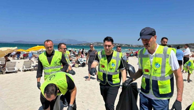 Ülkü Ocakları’ndan İzmir sahillerinde çevre temizliği