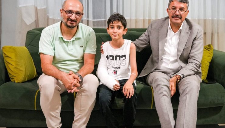Vali Çelik’ten, Elyasa’ya geçmiş olsun ziyareti