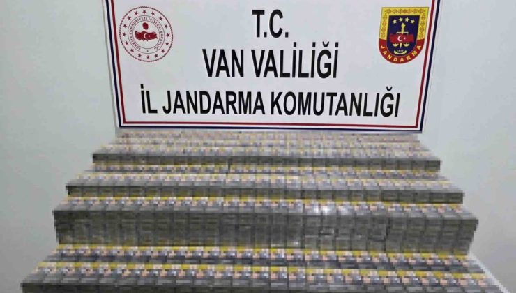 Van’da 6 bin 207 paket kaçak sigara ele geçirildi