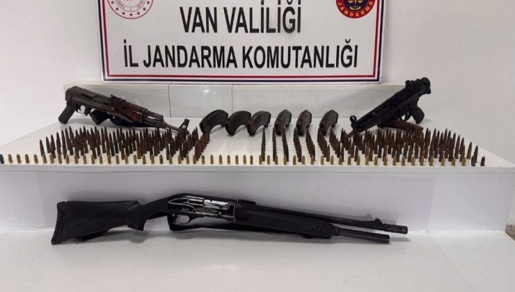 Van’da silah ve mühimmat ele geçirildi