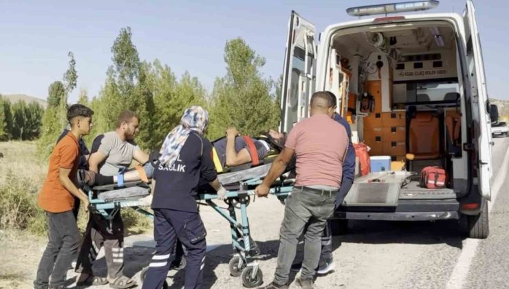 Virajı alamayan kamyonet takla attı: 2 yaralı