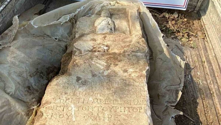 Yalova’da  bin 900 yıllık mezar taşını satmaya çalışan şüpheli yakalandı