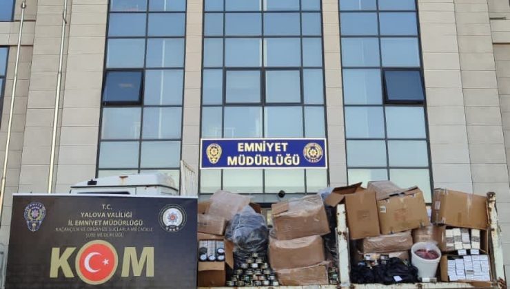 Yalova’da kaçakçılık operasyonu: 3 gözaltı