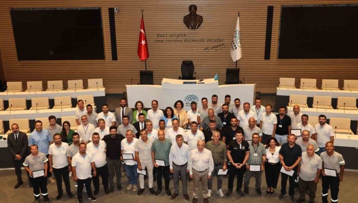Yangınlarla mücadelede görev alan ekibe anlamlı teşekkür