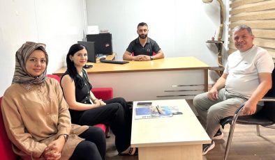 Yeşilay’dan İHA Adıyaman Bürosu’na ziyaret