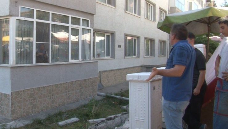 Yıkılan bahçe duvarıyla ilgili vatandaş ve pazarcı arasında gerginlik çıktı