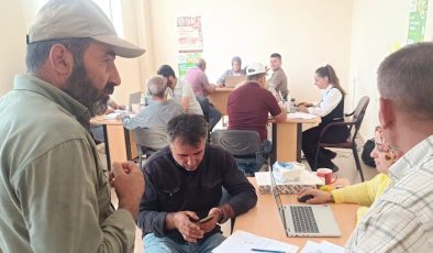 Yüksekova’da tarım sayımı devam ediyor