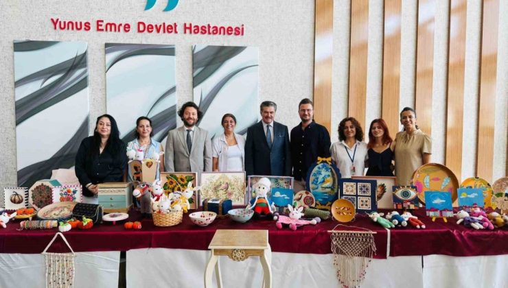 Yunus Emre Devlet Hastanesi’nde ’Geleneksel El Sanatları Sergisi’ açıldı