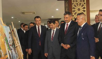 Adli yıl açılışında mahkumların sergisi büyük beğeni aldı